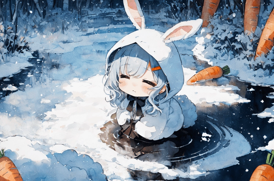 隠れた冬の息吹