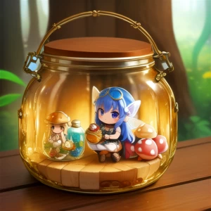 きのこの妖精さんの瓶詰め
