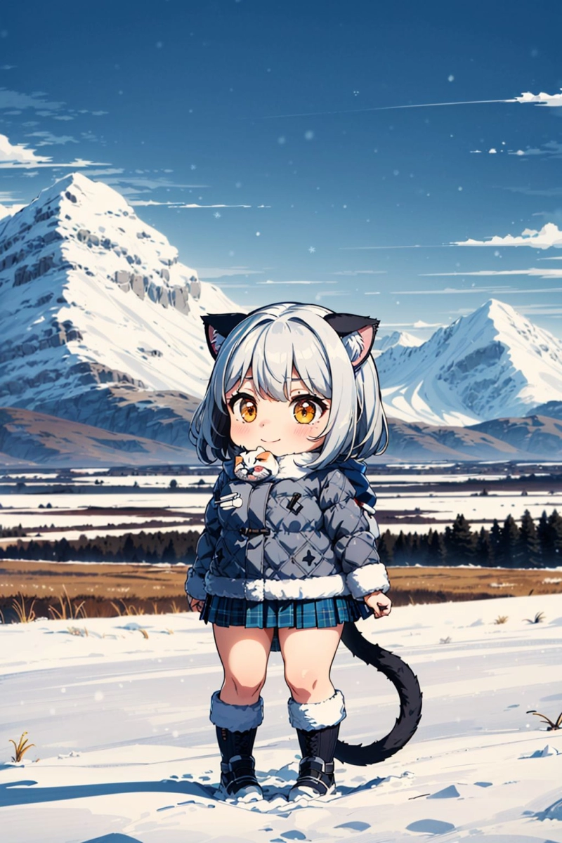 冬にもどったにゃ