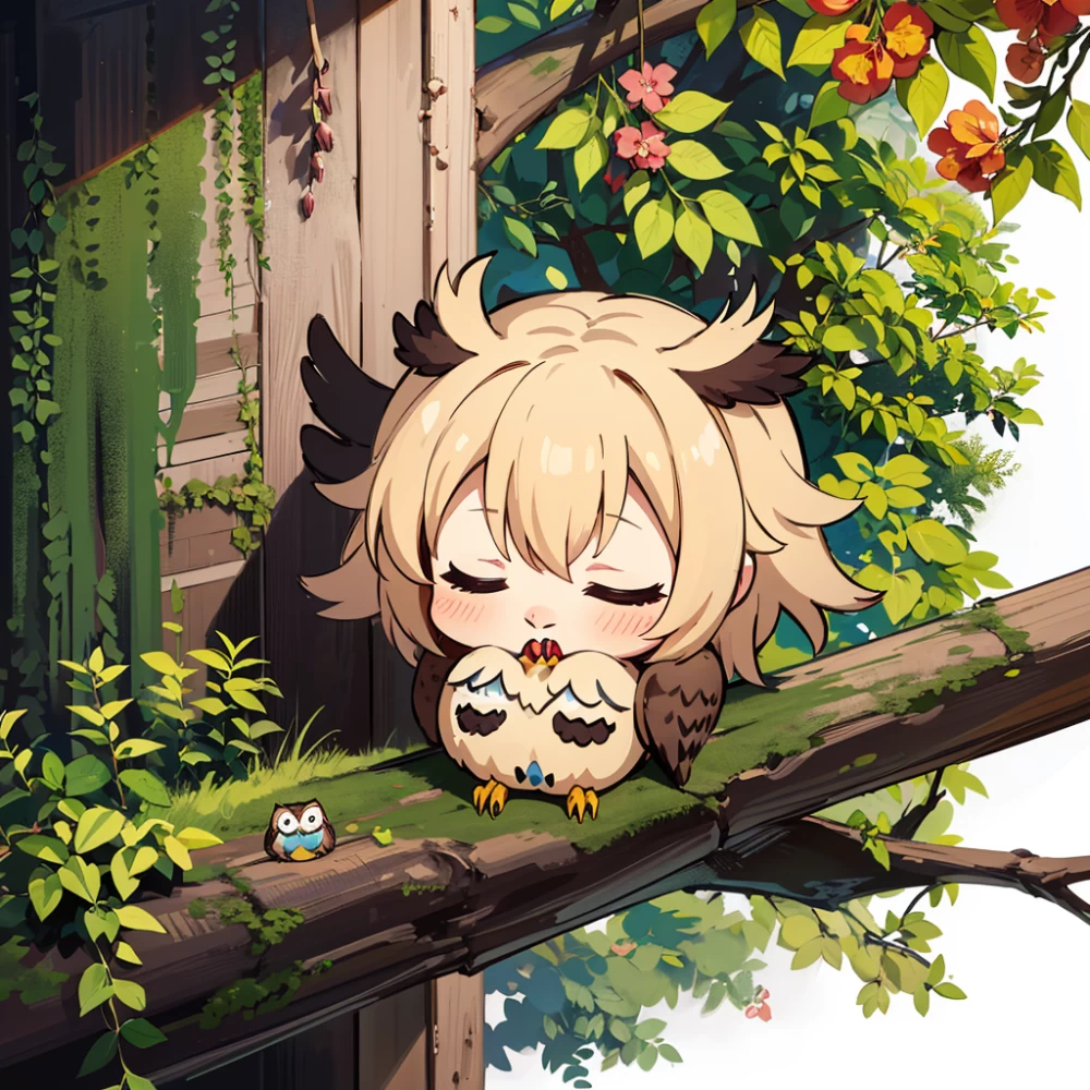 ちびキャラ擬人化シリーズ『フクロウ2』