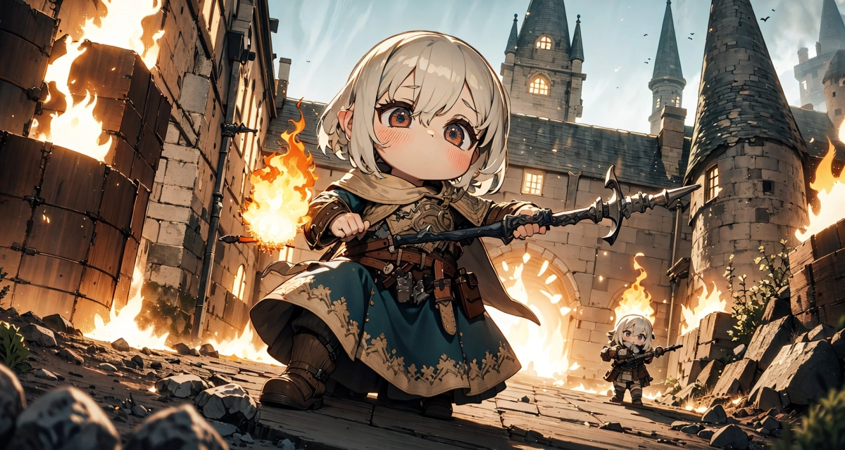 膝に矢を受けてしまってな