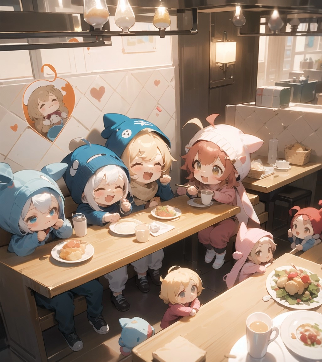 フードコートでひとやすみ