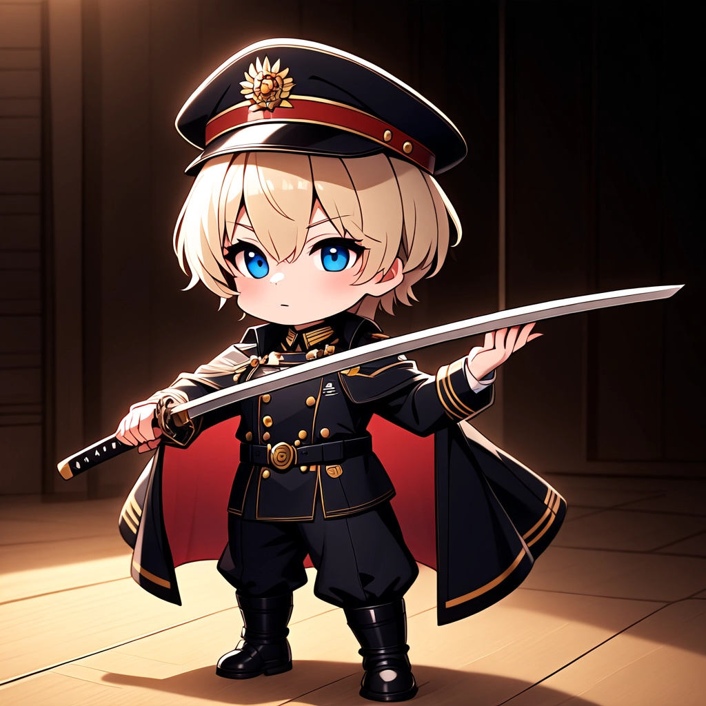 軍刀を持った将軍